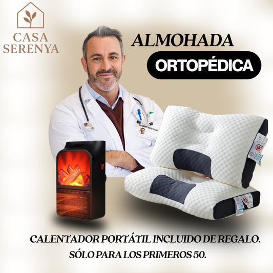 Almohada Cervical Ergonómica + aquecedor portátil de regalo!