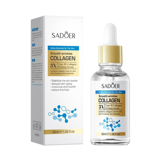 Sérum Firmador com Colágeno - Niacinamida - Ácido Hialurônico - 30ml