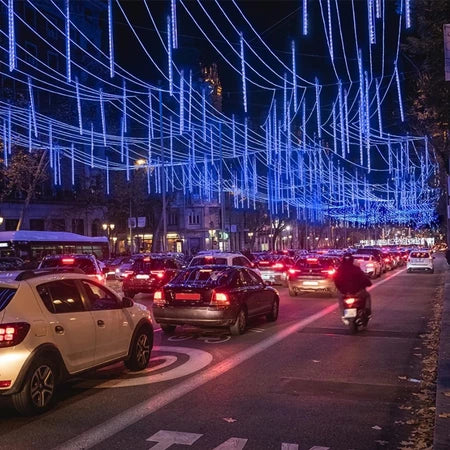 Luces Cascata Navideñas - Ilumina tu hogar con elegancia